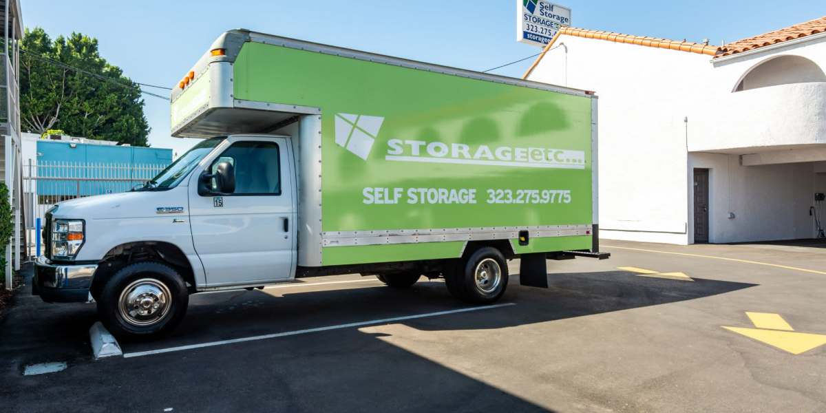 Moving truck at Storage Etc Van Nuys in Beverly Hills, California