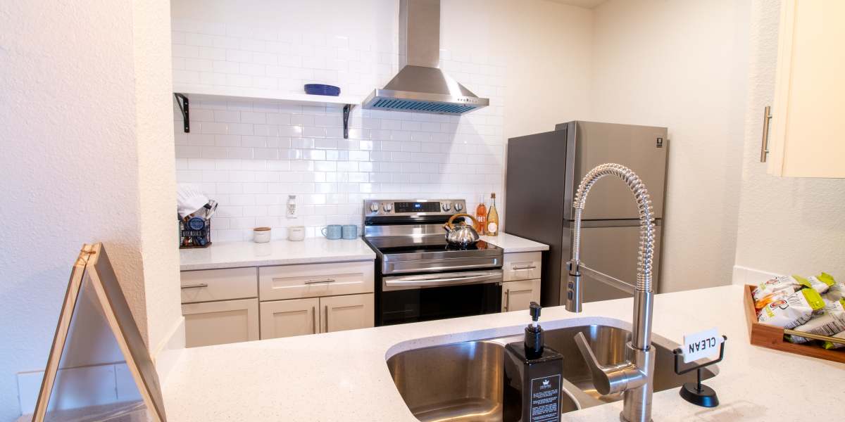 Apartment kitchen at Sutton in Austin, Texas 