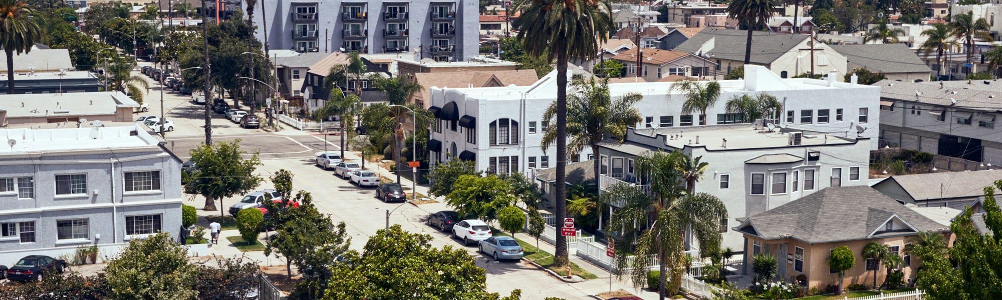 Neighborhood near The Linden in Long Beach, California