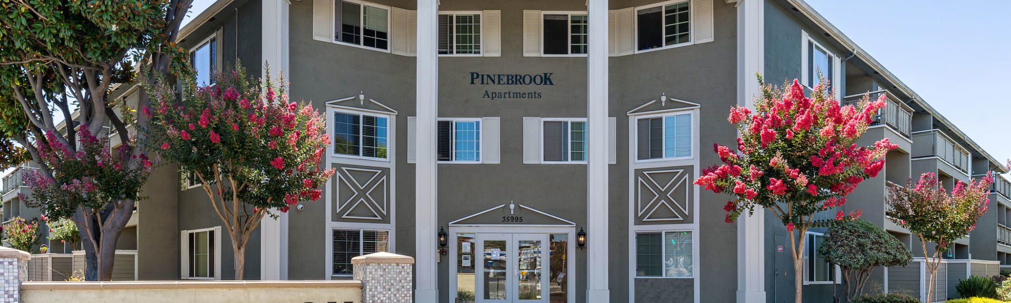 Floor plans at Pinebrook Apartment Homes in Fremont, California