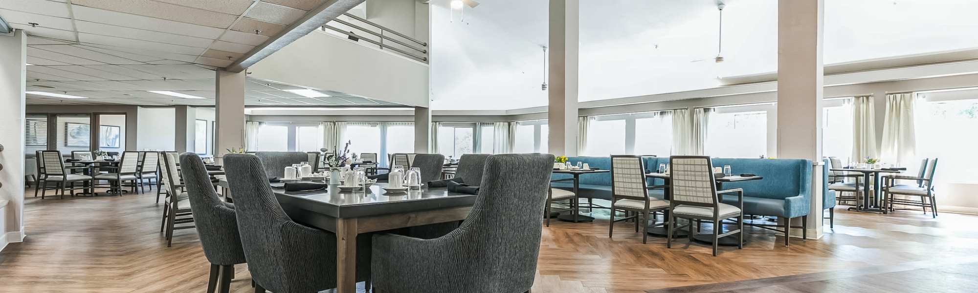 Dining room at Haywood Estates by Barclay House in Greenville, South Carolina