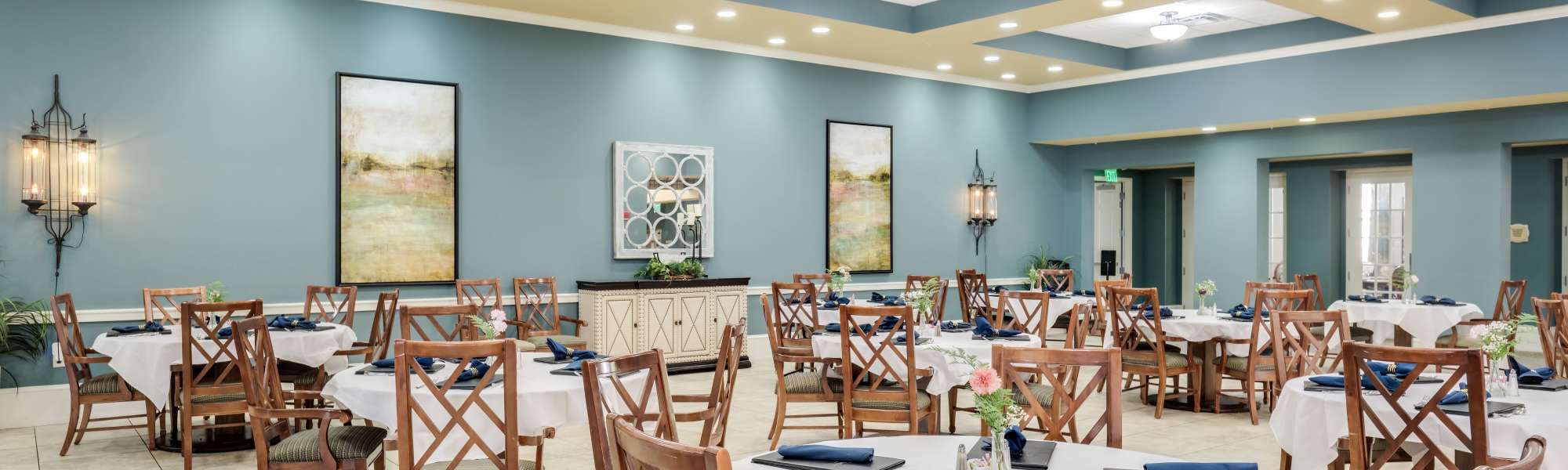 Dining area at The Barclay at St. Augustine in St. Augustine, Florida