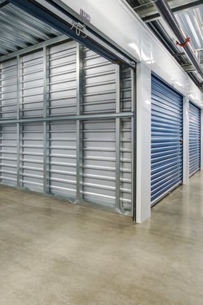 Storage units inside of Silverhawk Self Storage in Murrieta, California