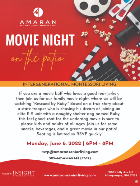 Movie Night flyer