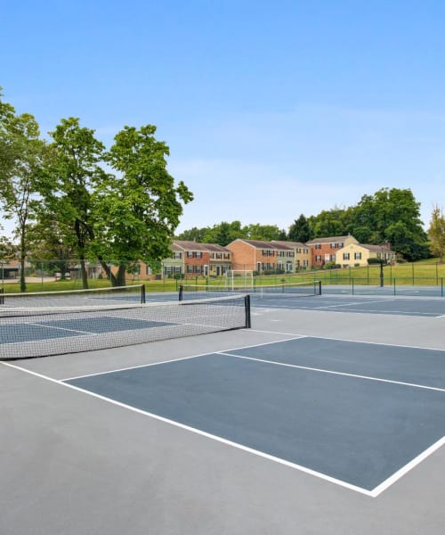 Tennis courts at Villages of Wildwood in Fairfield, Ohio