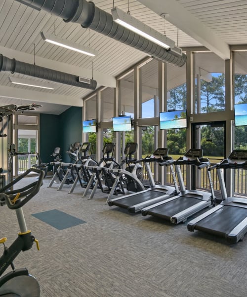 Fitness center at Park Avenue in Jacksonville, Florida
