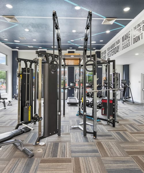 Fitness center at Country Club Lakes in Jacksonville, Florida