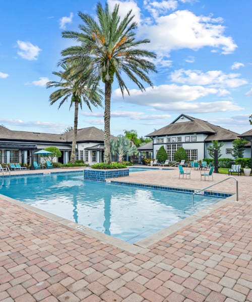 Beautiful pool at The Club at Millenia in Orlando, Florida