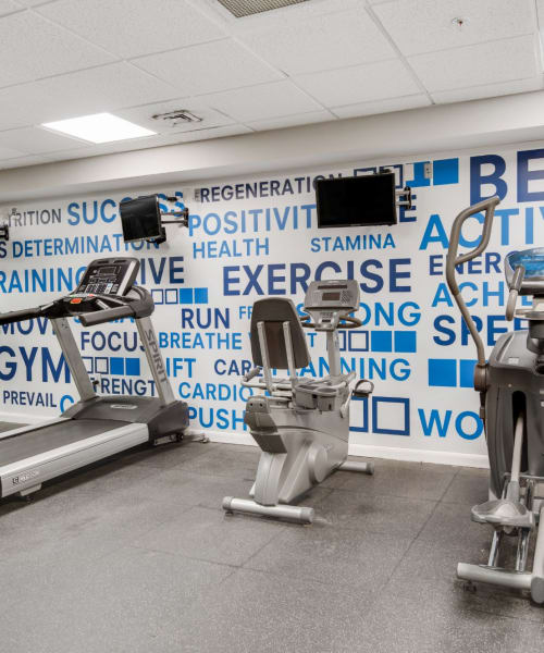 Fitness center at Columbia Pointe in Columbia, Maryland