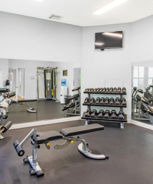 Fitness center at Coventry Green in Goose Creek, South Carolina