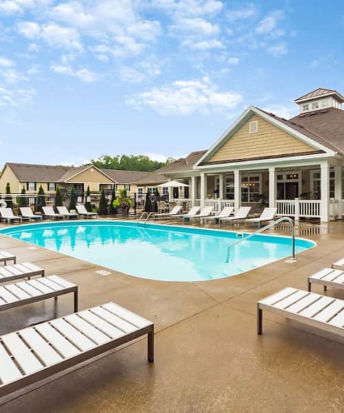 Swimming pool at Albany Landings in Westerville, Ohio