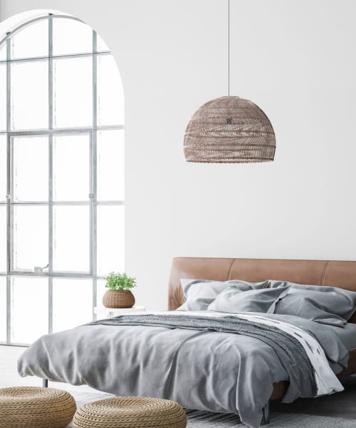 Modern bedroom at Housing Hilltop in Tacoma, Washington