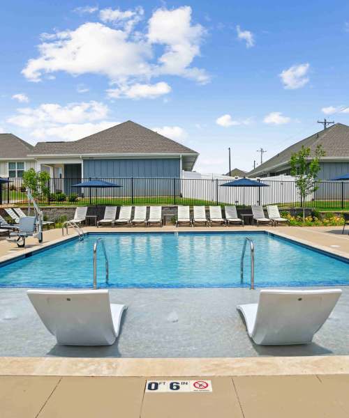 Swimming pool at Zora University in Charlotte, North Carolina