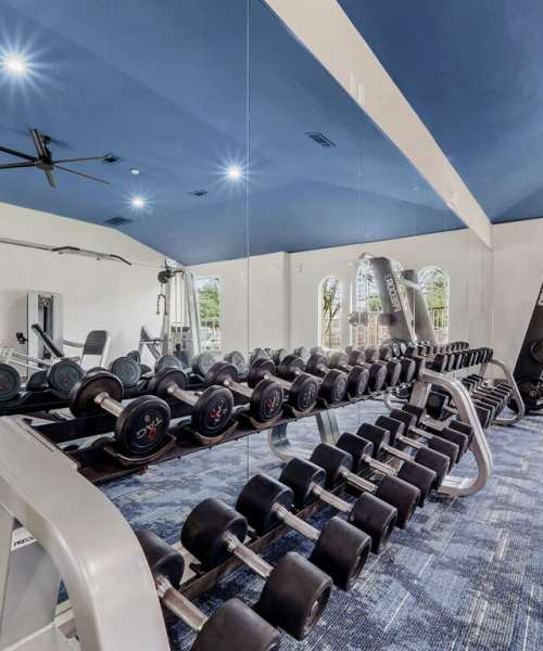 Fitness studio at Seagrove in Conroe, Texas