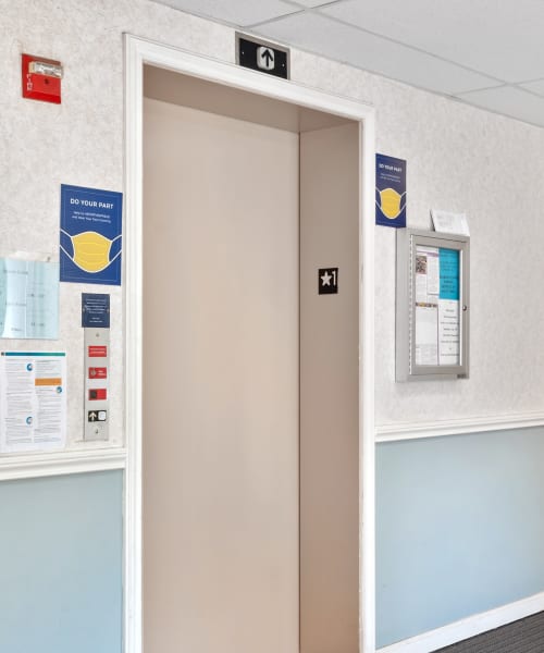 Elevator at Broadway West in Brentwood, New York