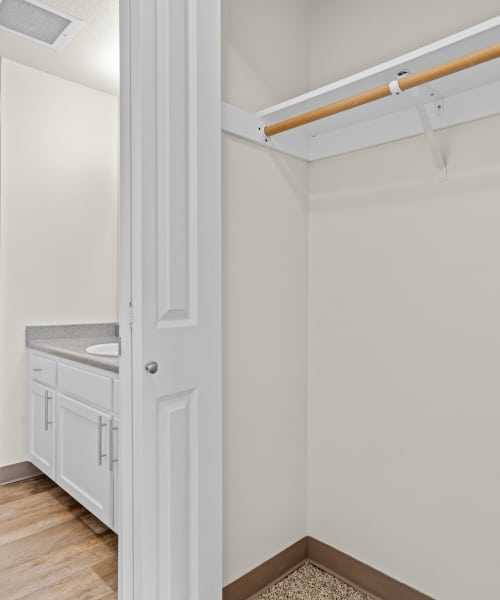 Large Closet at Chinook Way Apartments in Fairview, Oregon