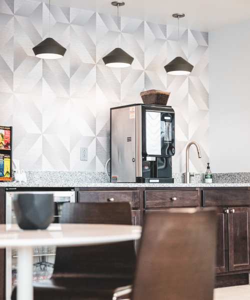 Bright fitness studio at Hudson Lofts in Erie, Pennsylvania