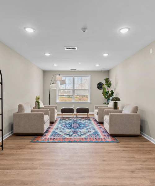 Decorated living space Millersview Crossing in Millersville, Maryland