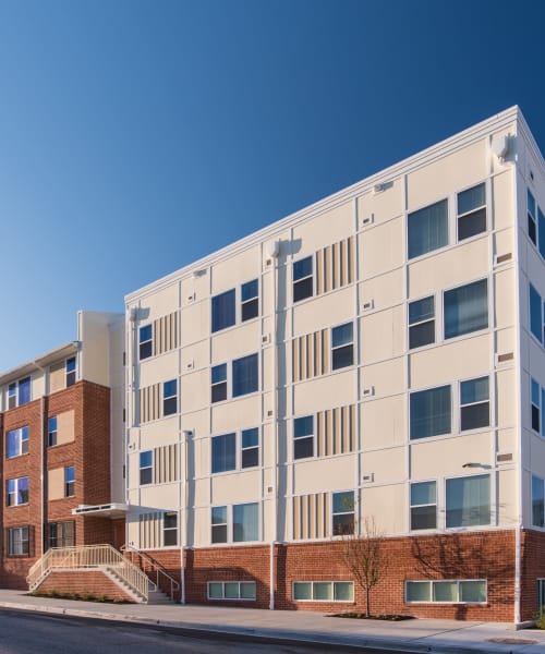 Exterior view of building at Penn Square II in Baltimore, Maryland