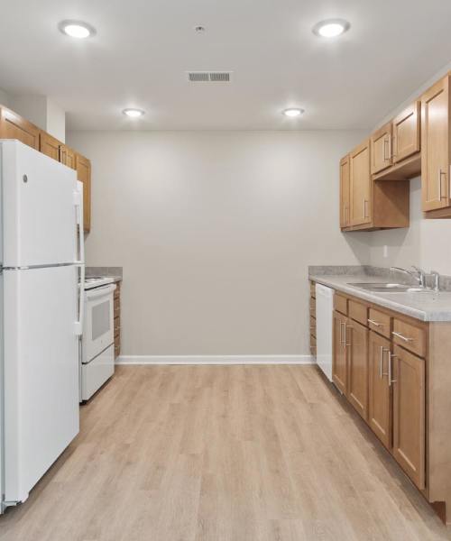 Spacious kitchens for cooking at Trolley Circle in Belleville, Illinois