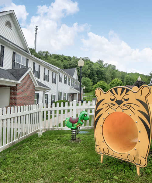 Tot lot in apartment at Ridgewood Greene in Reynoldsville, Pennsylvania