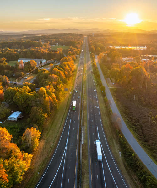 Highway near Muncy Greene in Muncy, Pennsylvania