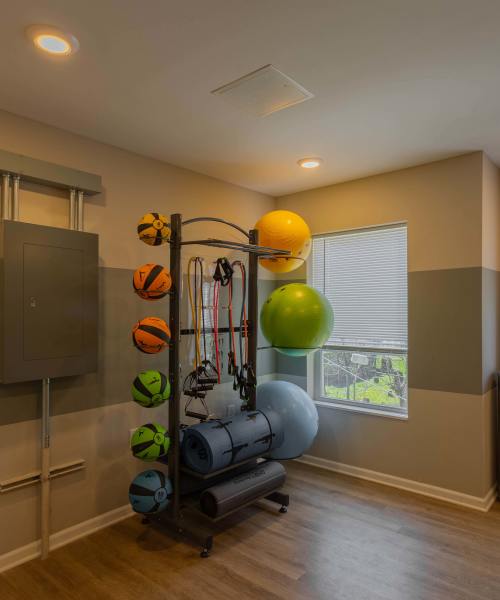 Fitness center at Munson Crossing in Zanesville, Ohio