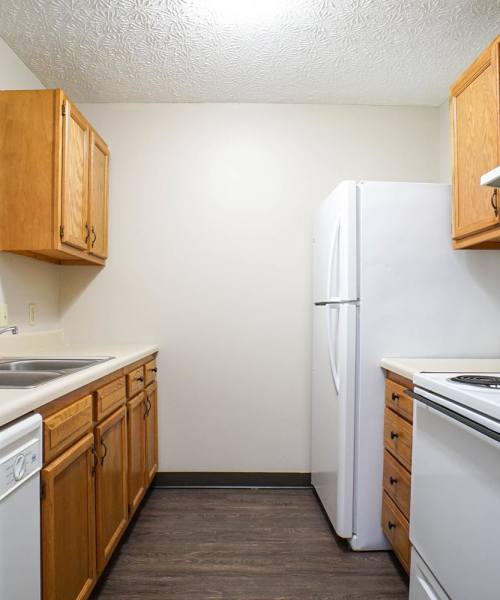Spacious kitchens for cooking at Canterbury Place in Elkins, West Virginia