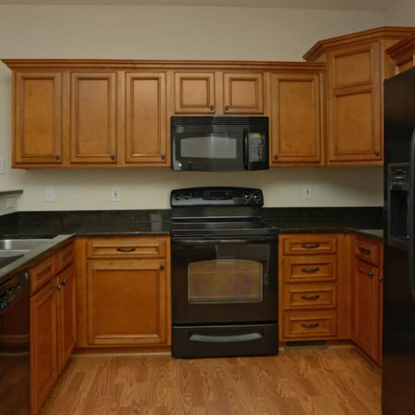 Luxury kitchen at The Reserve apartments