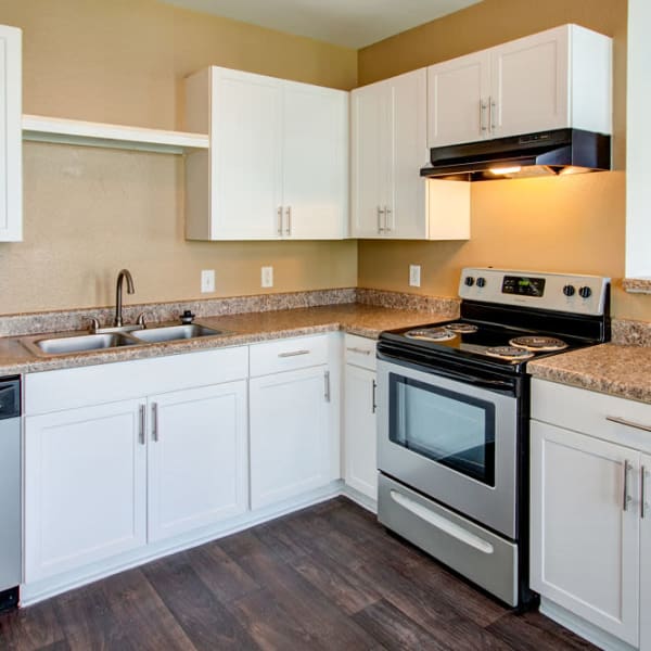 Spacious kitchen at Parkland at West Oaks in Houston