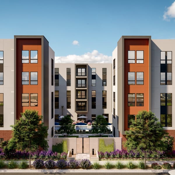 Community view of the front office at The Astor at Osborn in Phoenix, Arizona