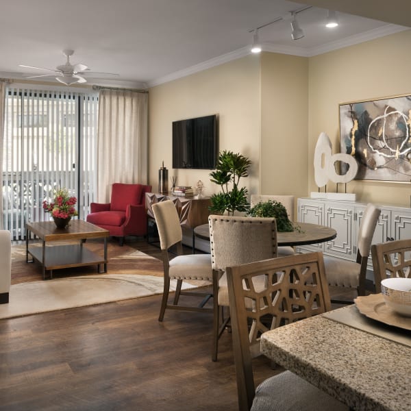 Garage with bike storage in model home at San Valencia in Chandler, Arizona