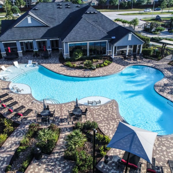 Inground Swimming pool at Avenues at Shadow Creek Ranch in Pearland, Texas