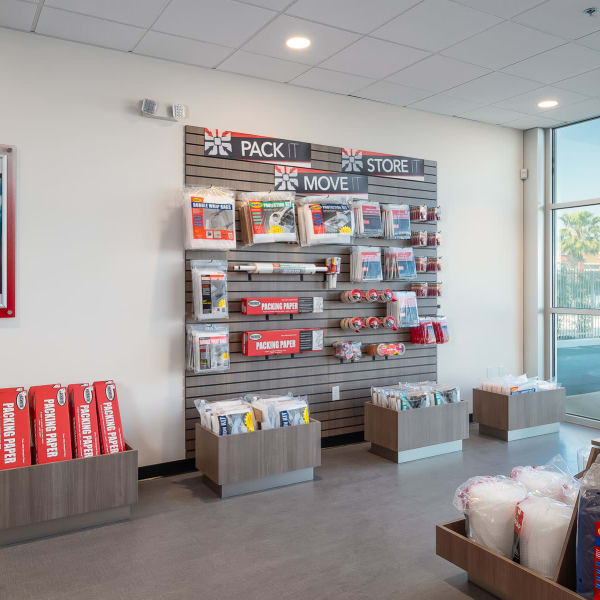 Packing supplies sold at StorQuest Self Storage in Clearwater, Florida