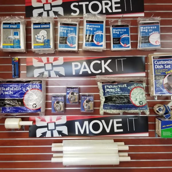 Packing supplies sold at StorQuest Self Storage in Waipahu, Hawaii