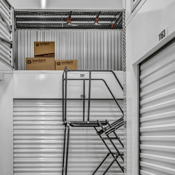 Small climate controlled storage units at StorQuest Self Storage in Boulder, Colorado