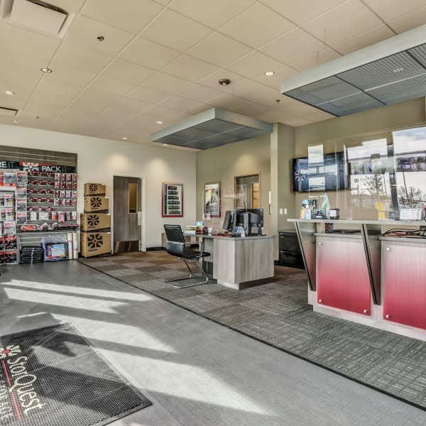 Front office at StorQuest Self Storage in Boulder, Colorado
