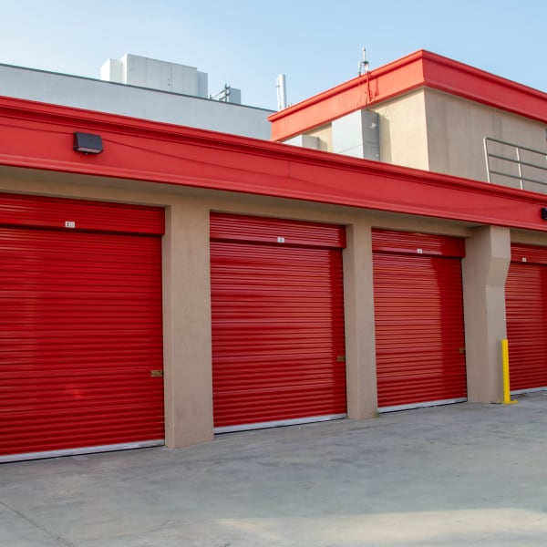 Exterior units at StorQuest Self Storage in Federal Way, Washington
