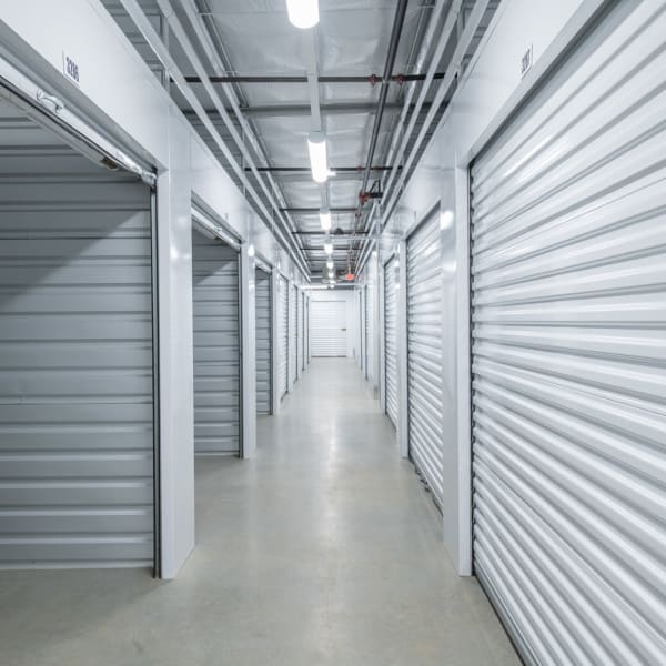 Climate controlled indoor storage units at StorQuest Self Storage in Tigard, Oregon