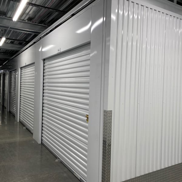 Climate controlled indoor storage units at StorQuest Self Storage in Redmond, Washington