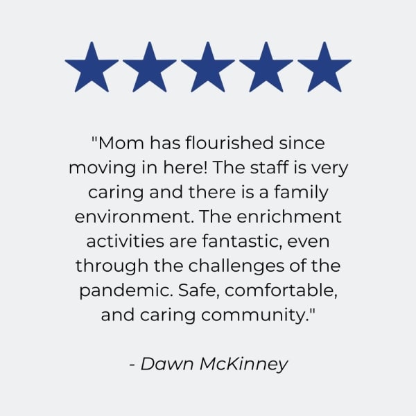 Testimonial for The Harmony Collection at Roanoke - Memory Care