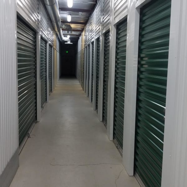 Climate-controlled indoor units at StorQuest Self Storage in Parker, Colorado