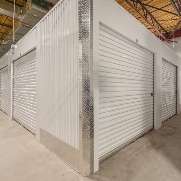 Indoor storage units at StorQuest Self Storage in Englewood, Colorado