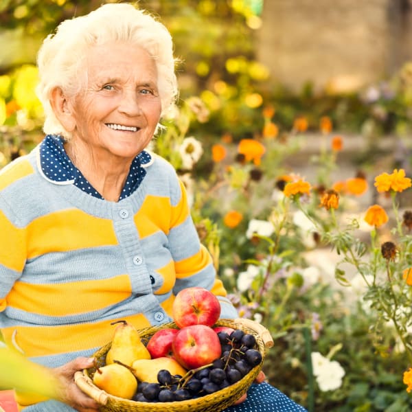 Gardening at Pacifica Senior Living Forest Trace in Lauderhill, Florida