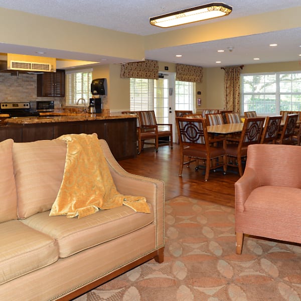 Common area at Pacifica Senior Living Fort Myers in Fort Myers, Florida