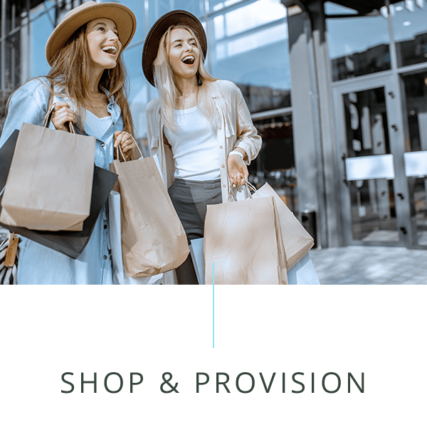 Shop and provision icon at Campus Crossings in Murfreesboro, Tennessee
