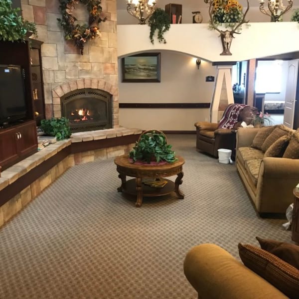 Indoor community area at Pacifica Senior Living Pinehurst in Pinehurst, Idaho