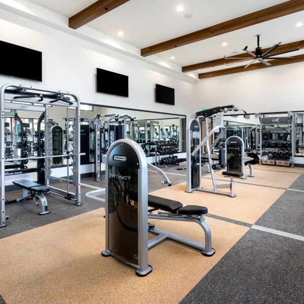 Fitness center at The Residences at Escaya in Chula Vista, California