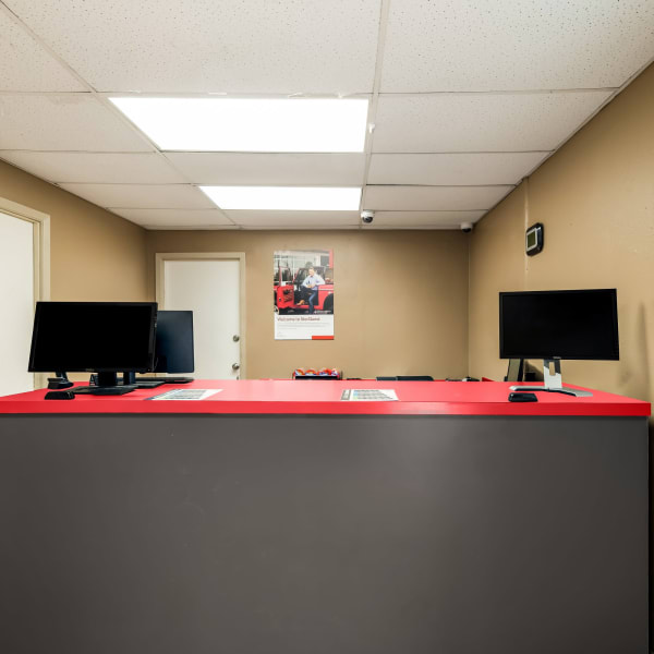 Leasing office at StorQuest Economy Self Storage in Dallas, Texas