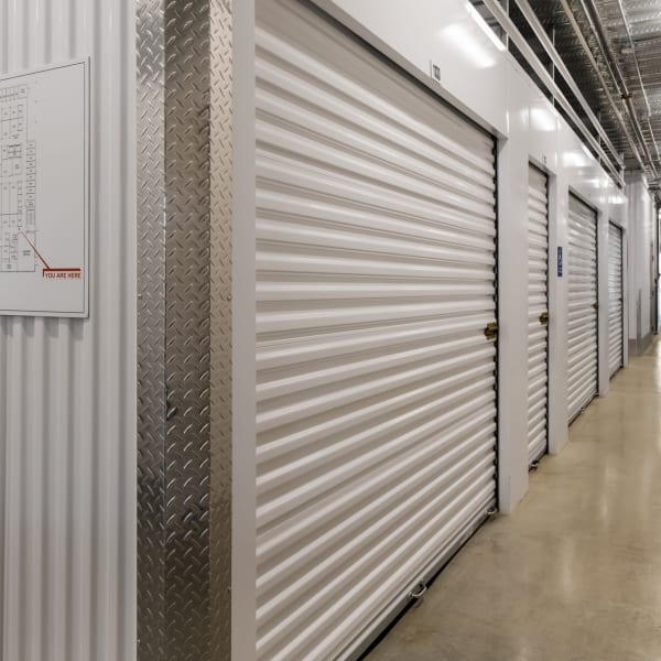 Indoor climate controlled storage units at StorQuest Self Storage in Bellingham, Washington